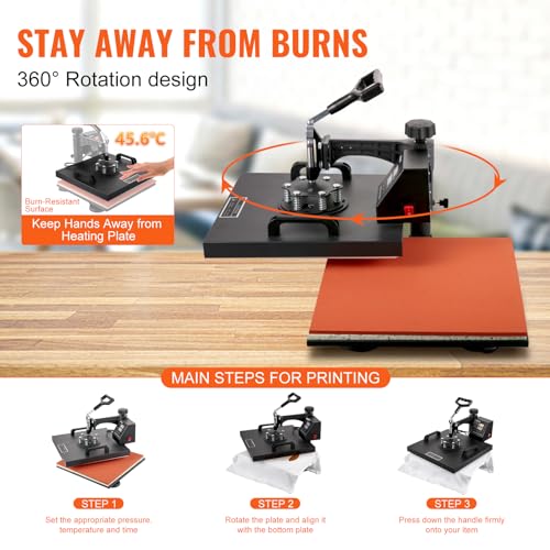 VEVOR 8-in-1 Heat Press Machine for Sublimation