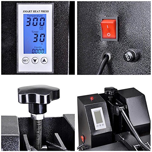 Koval Inc. 16x20 Sublimation Heat Press Machine Black