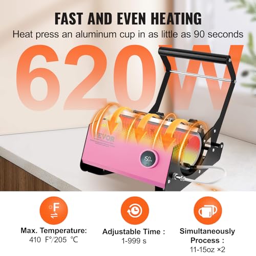 VEVOR Tumbler Heat Press for Sublimation Tumblers