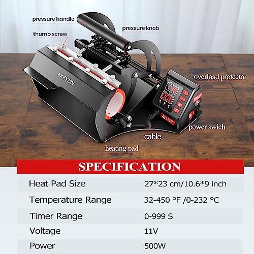 Sublimation Tumbler Heat Press Machine for DIY Prints