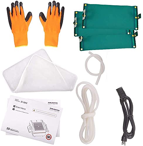 INTSUPERMAI 3D Sublimation Heat Press Machine with Kit