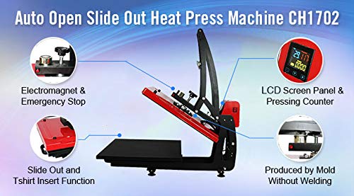 Ving 16x20 Auto Open Sublimation Heat Press