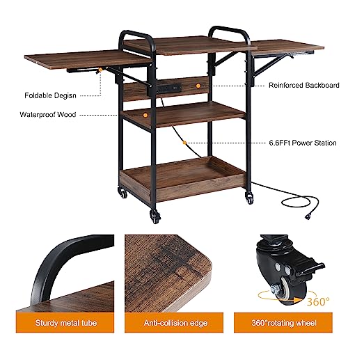 Kokorona Heat Press Stand Table with 3-Tier Storage