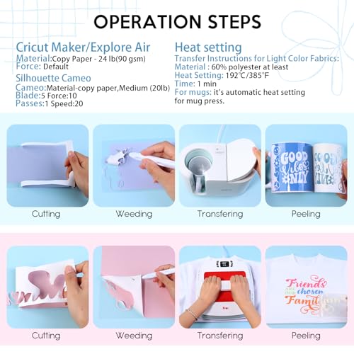 Solid Color Sublimation Transfer Sheets for Tumbler T-Shirts