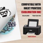 Sublimation Paper 8.5x11", 50 Sheets for DIY