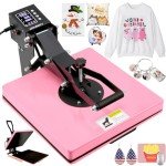 Whubefy 15x15 Digital Clamshell Heat Press Machine