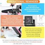 Whubefy 15x15 Digital Clamshell Heat Press Machine