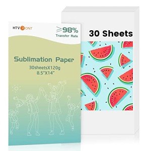 HTVRONT 8.5x14" Sublimation Transfer Paper - 30 Sheets
