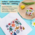 HTVRONT 8.5x14" Sublimation Transfer Paper - 30 Sheets