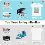 HTVRONT 8.5x14" Sublimation Transfer Paper - 30 Sheets