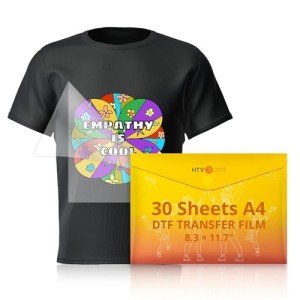 HTVRONT DTF Transfer Film - 30 A4 Sheets