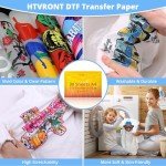 HTVRONT DTF Transfer Film - 30 A4 Sheets
