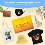 HTVRONT DTF Transfer Film - 30 A4 Sheets