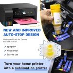 Printers Jack Auto Refilled Sublimation Ink Bottles