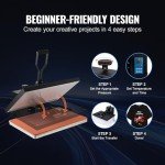VEVOR 16x24 Heat Press Machine, 1700W