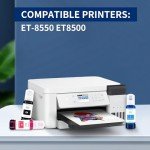 GUBFFON 552 Ink Bottle 6-Pack for Epson EcoTank