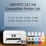 USEHOTI 522 Ink Refill Bottles for Epson Printers