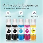 USEHOTI 522 Ink Refill Bottles for Epson Printers