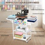 Rengue 3-Tier Movable Heat Press Table