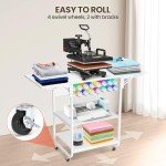 Rengue 3-Tier Movable Heat Press Table