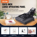VEVOR 15x15 Heat Press Sublimation Printer