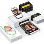 Liene 4x6'' Full-Color Photo Printer, Phone Printer