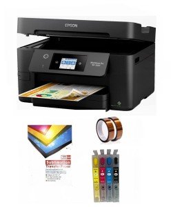 Epson WF-3820 Sublimation Printer Bundle for Transfers