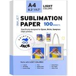 Printers Jack Sublimation Paper - 100 Sheets 8.3"x11.7