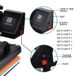 8-in-1 Digital Heat Press Machine for T-Shirts