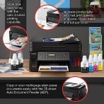 Canon G7020 All-in-One Printer Home Office | Wireless Supertank (Megatank) Printer | Copier | Scan, | Fax and ADF with Mobile Printing, Black, Works with Alexa