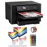 Epson WF-7310 Wide Format Sublimation Printer Bundle