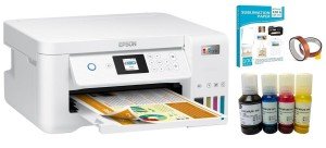 Epson EcoTank Sublimation Printer Bundle with Ink