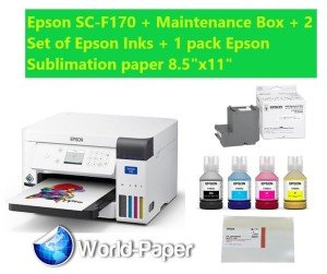 Epson F170 Sublimation Printer Bundle