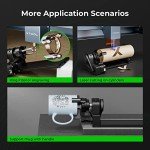 xTool RA2 Pro Y-Axis Rotary Roller Attachment