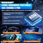 XTOOL D8W Wireless OBD2 Scanner with ECU Coding