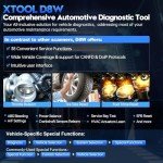 XTOOL D8W Wireless OBD2 Bidirectional Scanner