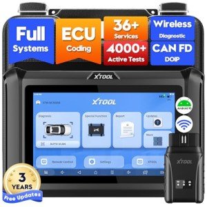 XTOOL D7W Wireless OBD2 Scanner & Diagnostic Tool