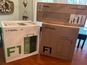xTool F1 Portable Laser Engraver with Extension