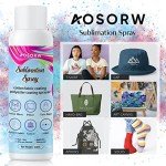 AOSORW 200 ml Sublimation Spray for Cotton, Polyester, Canvas