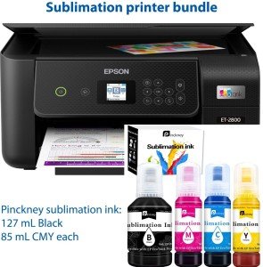 Epson EcoTank Sublimation Printer Bundle with Inks
