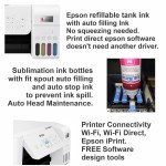 Epson Sublimation Printer with Heat Transfer Bundle