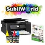 Sublimation Printer Bundle with Ink & Paper