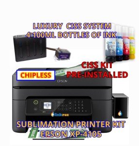 Epson XP4200 Sublimation Printer Bundle with Ink