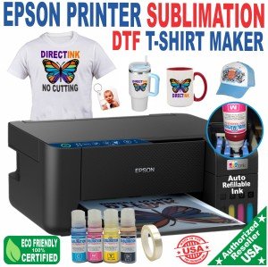 Epson Sublimation Ink Printer Bundle for Mugs & T-Shirts