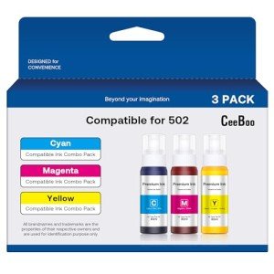 CEEBOO 502 Epson Compatible Refill Ink Bottles Set