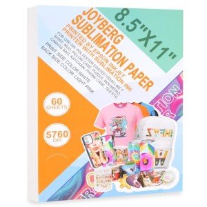 Joyberg 8.5x11 Inch Sublimation Transfer Paper
