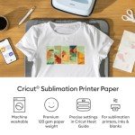 Cricut Sublimation Paper - 100 Sheets, 8.5"x11