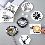 KASYU Ink Sheets Bundle for Cricut Mug Press