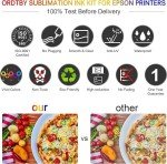 ORDTBY Refillable Sublimation Ink Kit for Epson