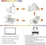 ORDTBY Refillable Sublimation Ink Kit for Epson